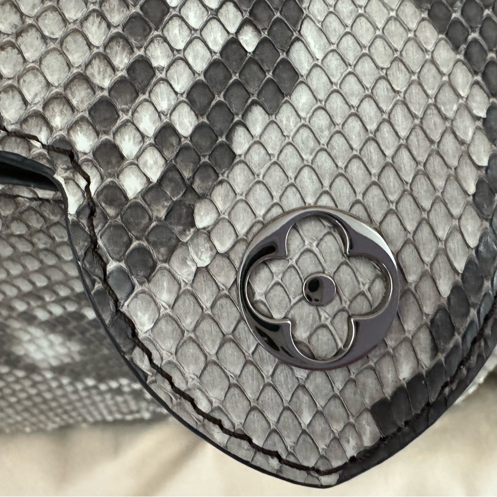 Rare Authentic Exotic Python Louis Vuitton mini Capucine - Picture 6 of 9